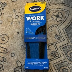 Dr. Scholl's Blue and Black Work Insoles